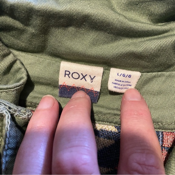 ROXY womens winter cloud lightweight hooded jacket anorak utility coat L… - Picture 8 of 10